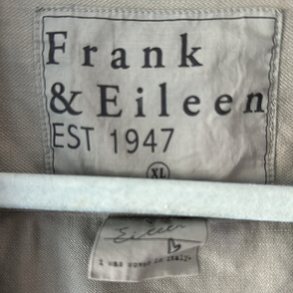 Frank & Eileen Sage Green Button-Front Shirt - Picture 3 of 4